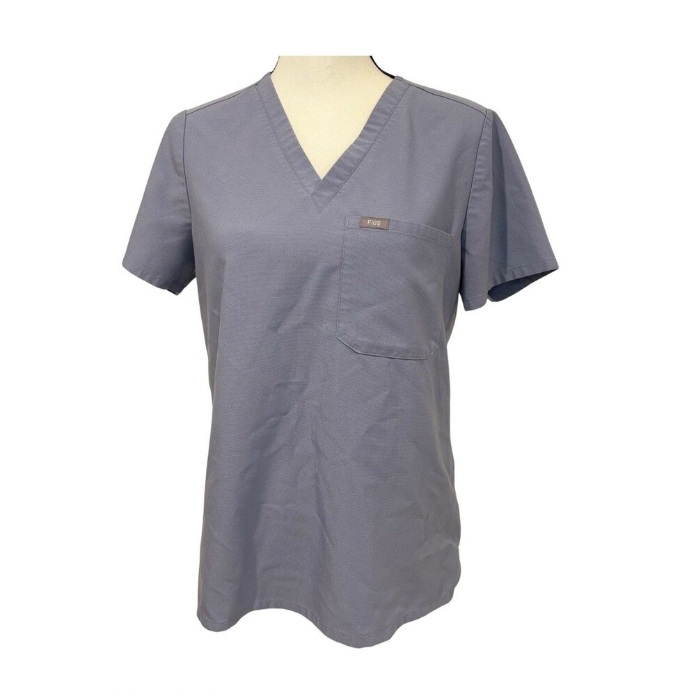 Figs Catarina Scrub Top blue S